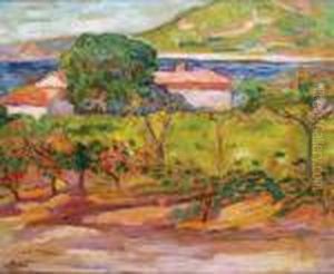 Rivage Mediterraneen by Jean Misceslas Peske