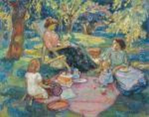 Dejeuner A La Campagne by Jean Misceslas Peske