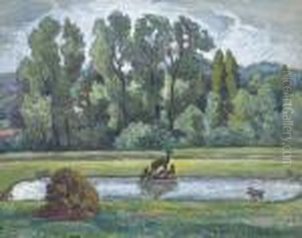 Piece D'eau Dans Un Parc - view 1