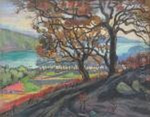 Paysage De Saint Cler by Jean Misceslas Peske