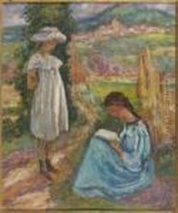 La Lecture by Jean Misceslas Peske