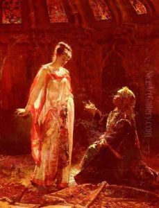 The Fortune Teller by Edouard Frederic Wilhelm Richter