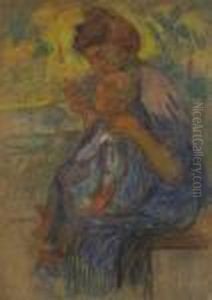 Mere Et Enfant Ou Maternite # 4 by Jean Misceslas Peske