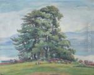 Parc Au Bord De L'eau by Jean Misceslas Peske