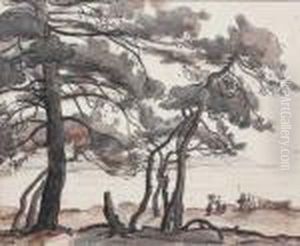 Paysage by Jean Misceslas Peske