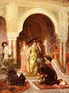 L' Offrande (The Offering) by Edouard Frederic Wilhelm Richter
