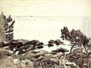 Rivage De Mediterranee by Jean Misceslas Peske