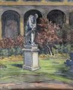 Jardin A La Statue by Jean Misceslas Peske