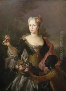 Female Figure by Antoine Pesne