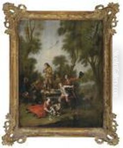 A Fete Champetre by Antoine Pesne