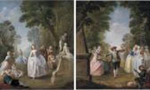 Fete Galante by Antoine Pesne