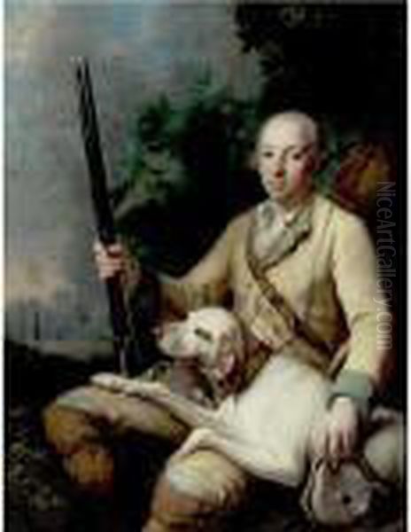 A Hunter In A Landscape - view 1