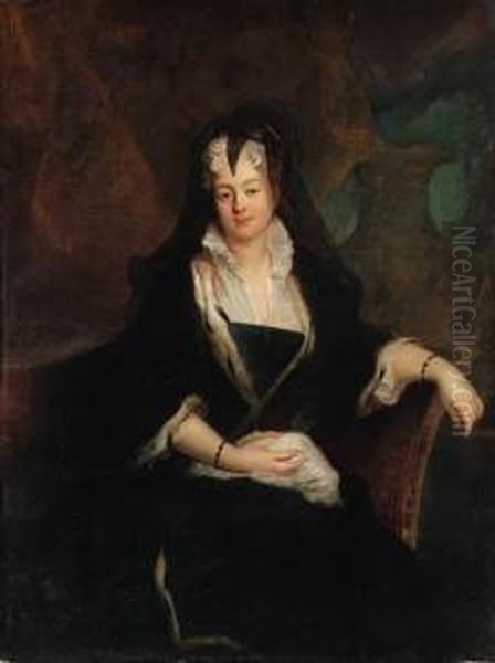 Portrait Of Princess Johanna
Charlotte Von Anhalt, Seatedthree-quarter-length, In Widow's Weeds - view 1