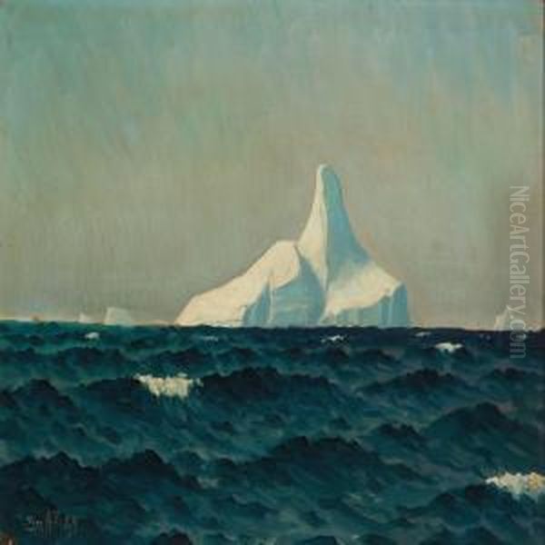 An Iceberg On The Open Sea - view 1