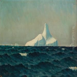 An Iceberg On The Open Sea