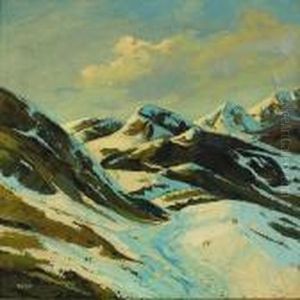 Greenland Mountain Landscape At A Sunny Day