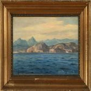 View Of Cape Nao,italy by Emanuel A. Petersen
