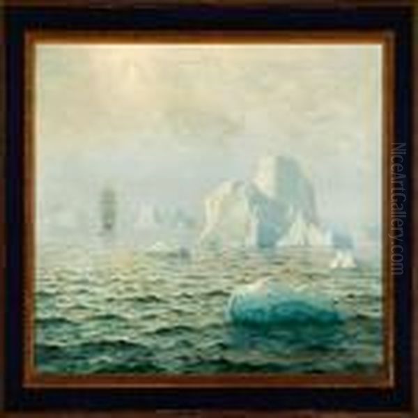 A Greenlandic Coastal Scene From The Davis Strait - view 1