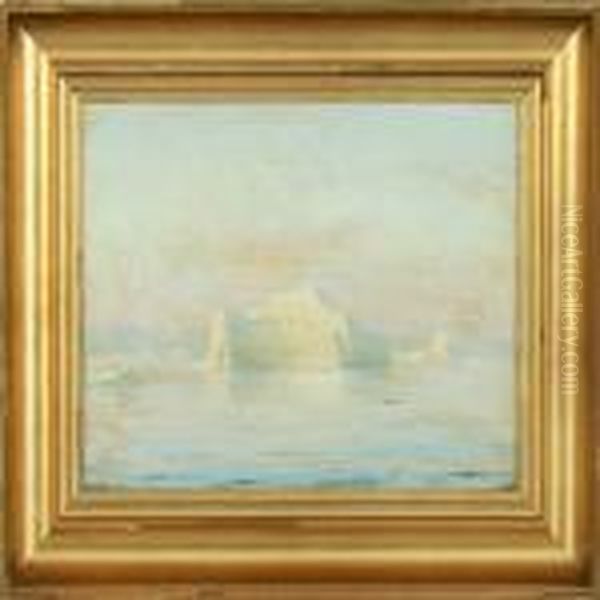 A Scene From Thedisko Bay With Iceberg - view 1