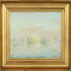 A Scene From Thedisko Bay With Iceberg by Emanuel A. Petersen