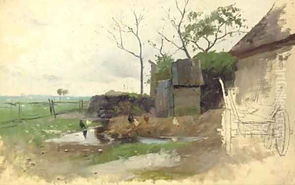 Study of a farmyard - view 1