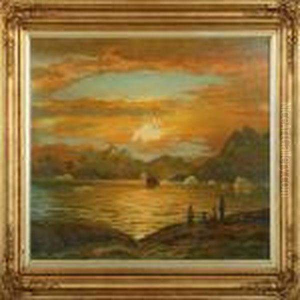 Early Morning, Julianehab Fiord - view 1