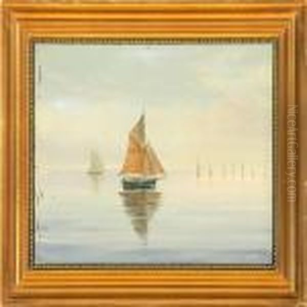 A Danish Marinewith Sailing Boats In Calm Water - view 1