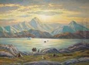 Morning Light Over The Julianehaab Fiord