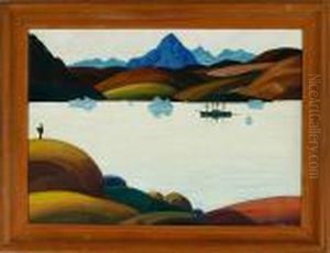 Greenlandic Inlet Scenery by Emanuel A. Petersen