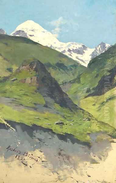 Caucasian hillside - view 1