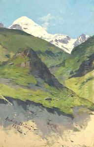 Caucasian hillside