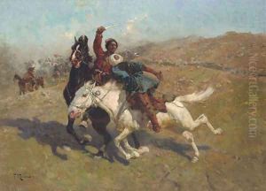 The assault by Franz Roubaud