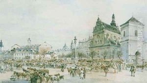 Market before Easter...