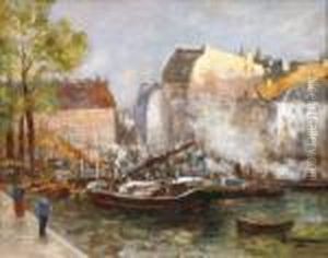 Paysage Urbain by Edmond Marie Petitjean
