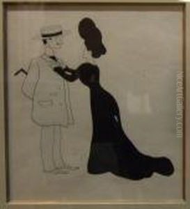 Mari Et Femme by Edmond Marie Petitjean