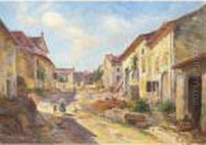 Rue De Village En Lorraine