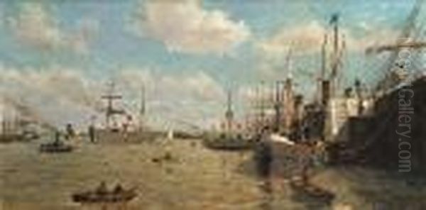 A Busy Harbour - view 1