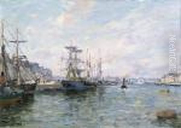 Ships In A Port - view 1