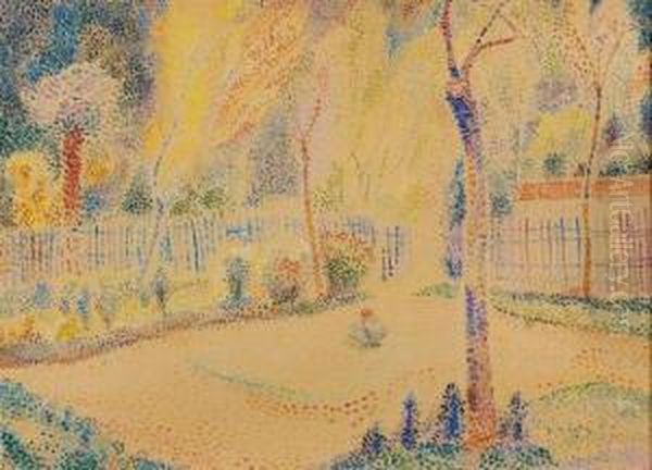 Le Jardin De L'ecrivain Charles Albert En 1899, Rue Saint-jacques Aparis - view 1