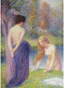 Femmes Au Bain by Hippolyte Petitjean
