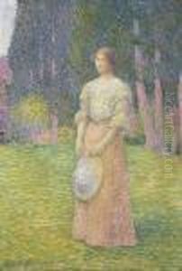 Femme Au Jardin by Hippolyte Petitjean