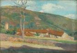 Landscape, Upper St. Tropez by Hippolyte Petitjean