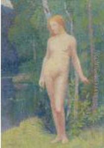 Baigneuse Nue by Hippolyte Petitjean