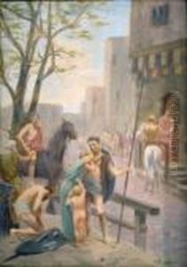 Depart En Campagne Militaire by Hippolyte Petitjean