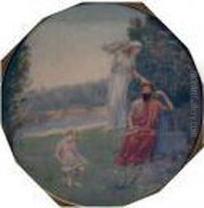 Alegorie De La Poesie by Hippolyte Petitjean