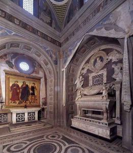 View of the Chapel of the Cardinal of Portugal by Antonio Rossellino