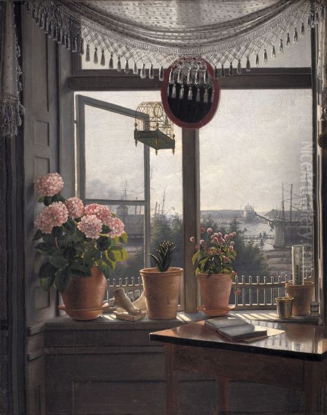View from the Artist's Window c. 1825 by Martinus Rorbye