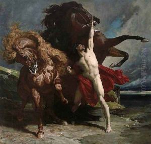 Automedon with the Horses of Achilles 1868 by Regnault Henri