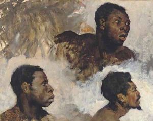 Studies of Black Men by Regnault Henri