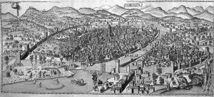 View of Florence with the Chain 1480s by Francesco Rosselli